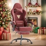 Thumbnail Velvet Fabric Gaming Chair with Footrest — Smart Chairs, Soontrans