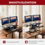 Thumbnail 35" Electric Standing Desk Converter with Large Keyboard Tray — Standing Desk, SANODESK