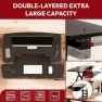 Thumbnail 35" Electric Standing Desk Converter with Large Keyboard Tray — Standing Desk, SANODESK
