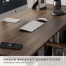 Thumbnail 66 Inch L Shaped Standing Desk with Drawers & Shelves — Standing Desk, FEZIBO
