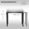 Thumbnail Electric 4-Leg Dual Motor Standing Desk Frame — Standing Desk, VIVO