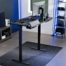 Thumbnail Electric Standing Adjustable Gaming Desk with Hidden Cable Trays — Standing Desk, VIVO