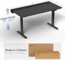 Thumbnail Electric Standing Adjustable Gaming Desk with Hidden Cable Trays — Standing Desk, VIVO