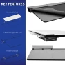Thumbnail Electric Standing Adjustable Gaming Desk with Hidden Cable Trays — Standing Desk, VIVO