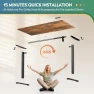 Thumbnail Electric Standing Desk, Adjustable Height Stand up Desk — Standing Desk, DEVAISE