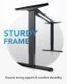 Thumbnail Electric Standing Desk Frame — Standing Desk, HUANUO