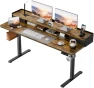 Thumbnail Electric Standing Desk with 2 Drawers, Adjustable Height Computer Desk with Storage — Standing Desk, Homall