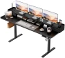Thumbnail Electric Standing Desk with 2 Drawers, Adjustable Height Computer Desk with Storage — Standing Desk, Homall