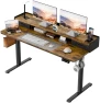 Thumbnail Electric Standing Desk with 2 Drawers, Adjustable Height Computer Desk with Storage — Standing Desk, Homall
