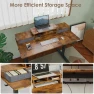 Thumbnail Electric Standing Desk with 2 Drawers — Standing Desk, DSNAPE