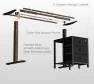 Thumbnail Electric Standing Desk with Drawers, 47 x 24 Inches, Height Adjustable — Standing Desk, REAHOME