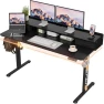Thumbnail Electric Standing Desk with Drawers and Storage Shelf — Standing Desk, Furmax