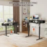 Thumbnail Electric Standing Desk with Drawers and Storage Shelf — Standing Desk, Furmax