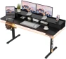 Thumbnail Electric Standing Desk with Drawers and Storage Shelf — Standing Desk, Furmax