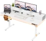 Thumbnail Electric Standing Desk with Drawers and Storage Shelf — Standing Desk, Furmax