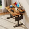 Thumbnail Electric Standing Desk with Storage Drawers — Standing Desk, KLUVIS