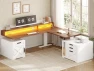 Thumbnail Farmhouse L Shaped Standing Desk — Standing Desk, SEDETA