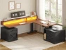 Thumbnail Farmhouse L Shaped Standing Desk — Standing Desk, SEDETA