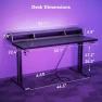 Thumbnail Gaming Standing Desk with LED Light — Standing Desk, OffiGo