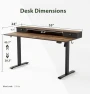 Thumbnail Height Adjustable Electric Standing Desk with 2 Drawers and Splice Board — Standing Desk, Agilestic