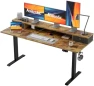 Thumbnail Height Adjustable Electric Standing Desk with 2 Drawers and Splice Board — Standing Desk, Agilestic