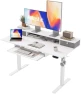 Thumbnail Height Adjustable Electric Standing Desk with 2 Drawers and Splice Board — Standing Desk, Agilestic