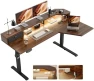 Thumbnail Height Adjustable Electric Standing Desk with 2 Drawers and Splice Board — Standing Desk, Agilestic