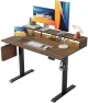 Thumbnail Height Adjustable Electric Standing Desk with 2 Drawers and Splice Board — Standing Desk, Agilestic