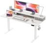 Thumbnail Height Adjustable Electric Standing Desk with 2 Drawers and Splice Board — Standing Desk, Agilestic