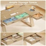 Thumbnail L Shaped Electric Standing Desk with Drawers — Standing Desk, SEDETA