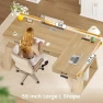 Thumbnail L Shaped Electric Standing Desk with Drawers — Standing Desk, SEDETA