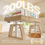 Thumbnail L Shaped Electric Standing Desk with Drawers — Standing Desk, SEDETA