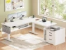 Thumbnail L Shaped Electric Standing Desk with File Cabinet — Standing Desk, SEDETA