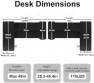 Thumbnail L-Shaped Electric Standing Desk with Hook & Cup Holder — Standing Desk, Acrolix