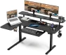 Thumbnail L-Shaped Electric Standing Desk with Hook & Cup Holder — Standing Desk, Acrolix