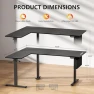 Thumbnail L Shaped Electric Standing Desk — Standing Desk, Korfile