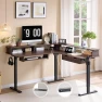 Thumbnail L-Shaped Electric Standing Desk — Standing Desk, RedLemon