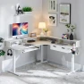 Thumbnail L-Shaped Electric Standing Desk — Standing Desk, RedLemon