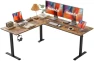 Thumbnail L Shaped Standing Desk 63 x 55 inch Adjustable Height, Electric Corner Standing Desk, Sit Stand Computer Table with... — Standing Desk, Agilestic