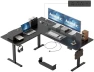 Thumbnail L Shaped Standing Desk 63 x 55 inch Adjustable Height, Electric Corner Standing Desk, Sit Stand Computer Table with... — Standing Desk, Agilestic