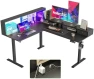 Thumbnail L Shaped Standing Desk 63 x 55 inch Adjustable Height, Electric Corner Standing Desk, Sit Stand Computer Table with... — Standing Desk, Agilestic