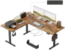 Thumbnail L Shaped Standing Desk 63 x 55 inch Adjustable Height, Electric Corner Standing Desk, Sit Stand Computer Table with... — Standing Desk, Agilestic
