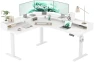 Thumbnail L Shaped Standing Desk 63 x 55 inch Adjustable Height, Electric Corner Standing Desk, Sit Stand Computer Table with... — Standing Desk, Agilestic