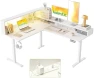Thumbnail L Shaped Standing Desk 63 x 55 inch Adjustable Height, Electric Corner Standing Desk, Sit Stand Computer Table with... — Standing Desk, Agilestic