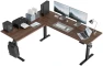 Thumbnail L Shaped Standing Desk 63 x 55 inch Adjustable Height, Electric Corner Standing Desk, Sit Stand Computer Table with... — Standing Desk, Agilestic