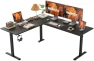 Thumbnail L Shaped Standing Desk 63 x 55 inch Adjustable Height, Electric Corner Standing Desk, Sit Stand Computer Table with... — Standing Desk, Agilestic
