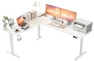 Thumbnail L Shaped Standing Desk 63 x 55 inch Adjustable Height, Electric Corner Standing Desk, Sit Stand Computer Table with... — Standing Desk, Agilestic