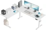 Thumbnail L Shaped Standing Desk 63 x 55 inch Adjustable Height, Electric Corner Standing Desk, Sit Stand Computer Table with... — Standing Desk, Agilestic
