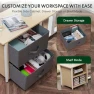 Thumbnail L-Shaped Standing Desk with Drawers — Standing Desk, FLEXISPOT