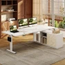 Thumbnail L-Shaped Standing Desk with Drawers — Standing Desk, FLEXISPOT